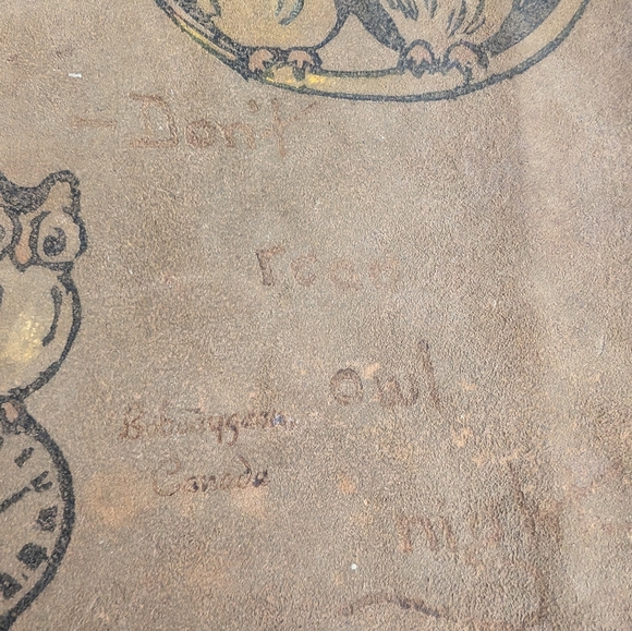 Vintage Leather Owl Book cover - Picture 5 of 7